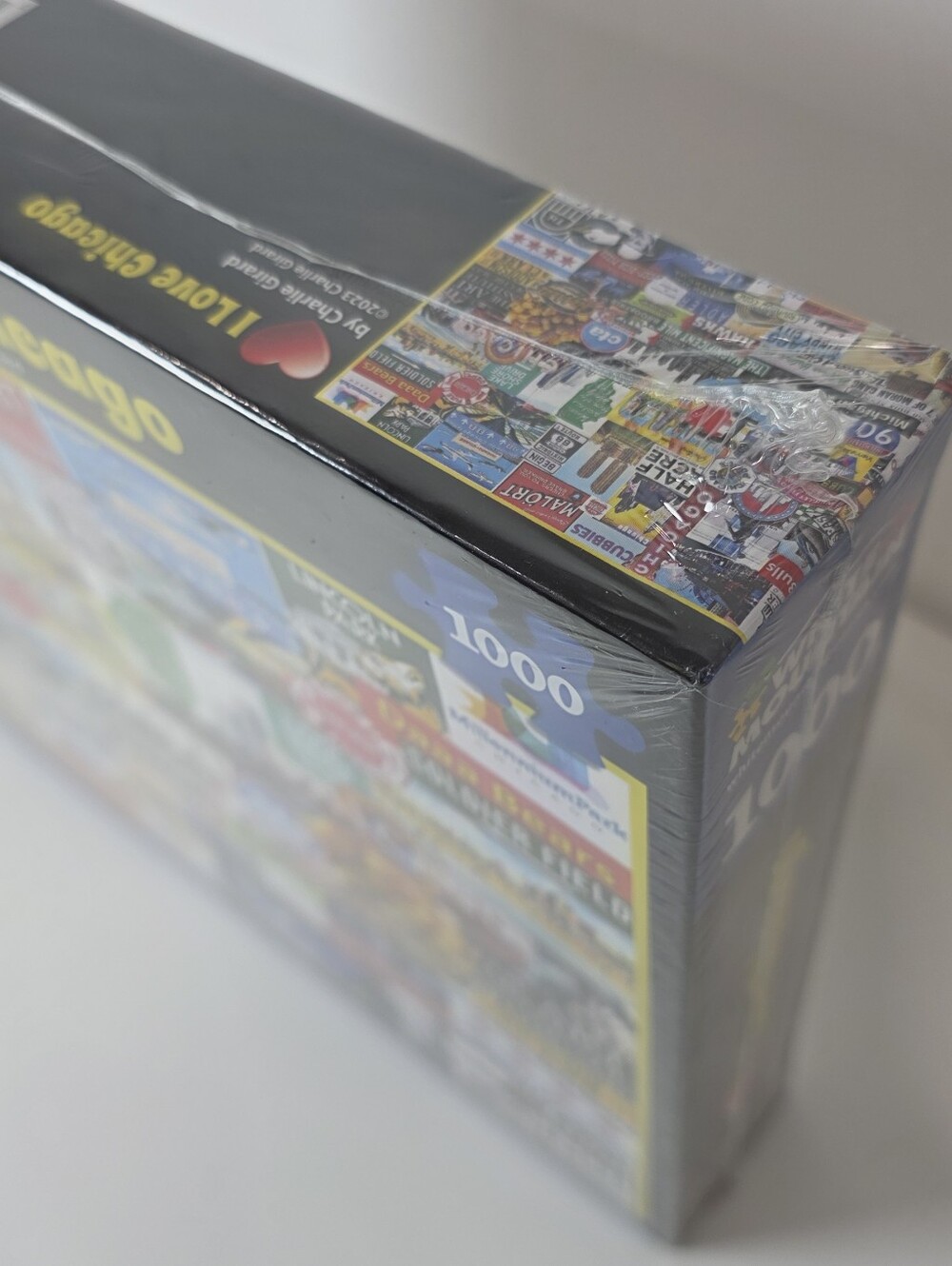 BRAND NEW - WHITE MOUNTAIN PUZZLE -  I LOVE CHICAGO - 1000 PIECE - SEALED #1529 - Picture 2 of 5